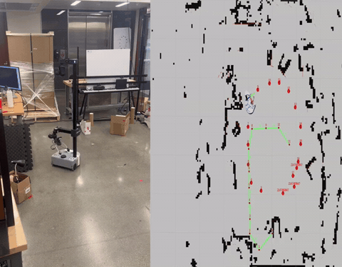 Next-Best-View 3D Gaussian Splatting with an Autonomous Mobile Robot